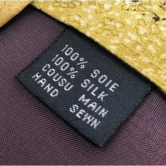 VTG 90s Museum Boutique Silk Tie Vincent Van Gogh The Church Of Auver Suroise - Picture 6 of 8